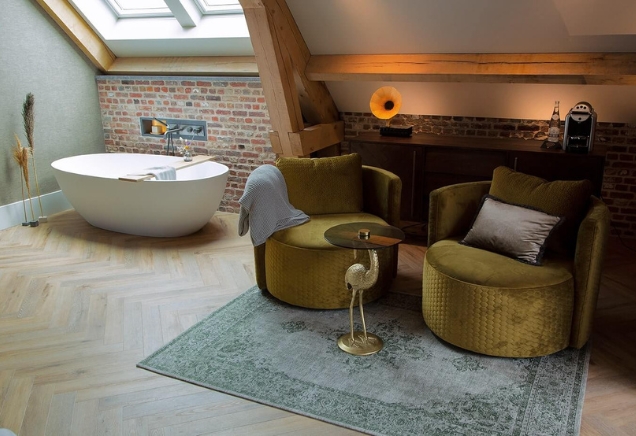 VIKO Stones PVC vloer licht warm loft woonkamer badkamer