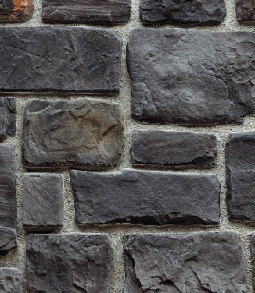 VIKO Stones Natuursteen steenstrips Rechthoekig Tabula Antraciet