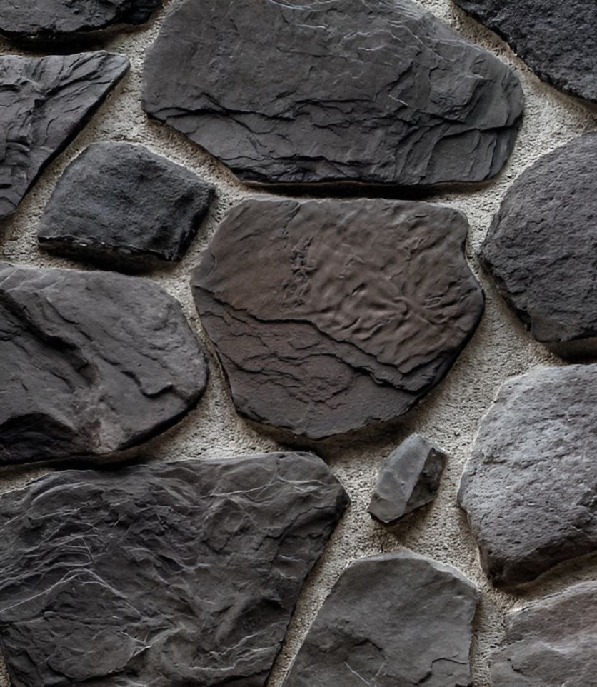 VIKO Stones Natuursteen steenstrips Rustiek Atlas Antraciet