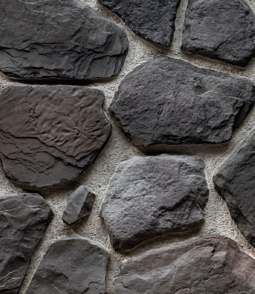 VIKO Stones Natuursteen steenstrips Rustiek Matera Antraciet